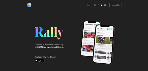 Rally - Społeczności sportowe i fitness LGBTQ+