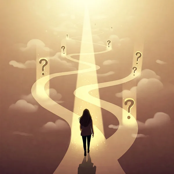 Person at crossroads symbolizing start of sexuality exploration