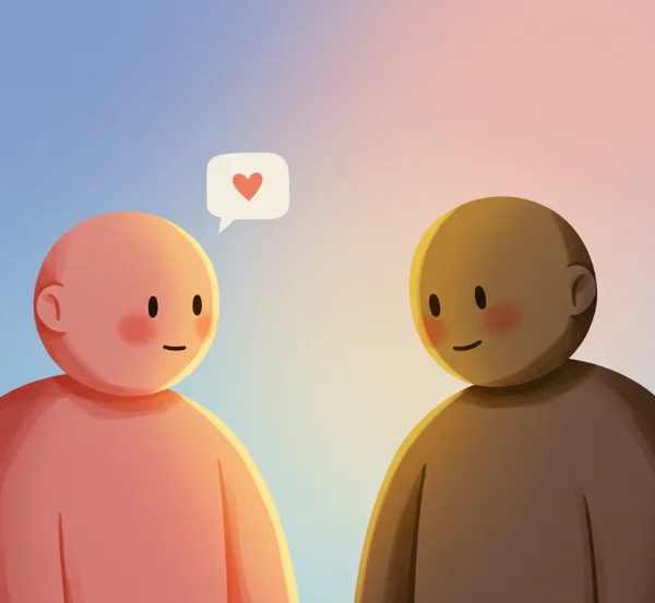 Two friends discuss questioning sexuality