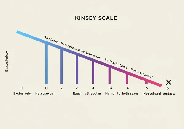 Escala Kinsey representando o contínuo da sexualidade