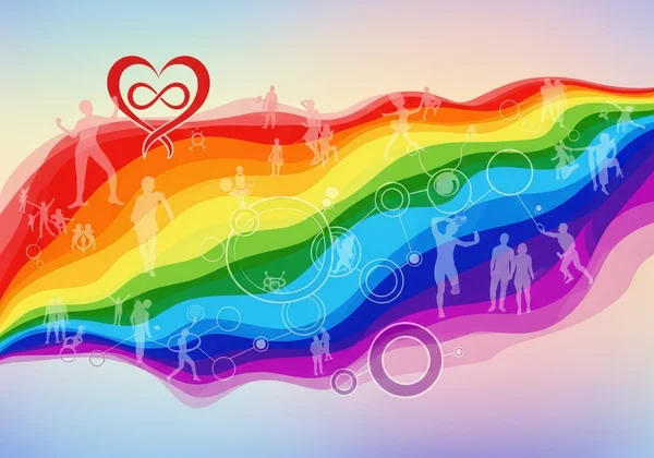 Colorful spectrum representing diverse sexual orientations